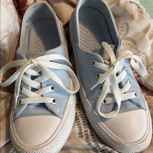 Blue converse (size 6)